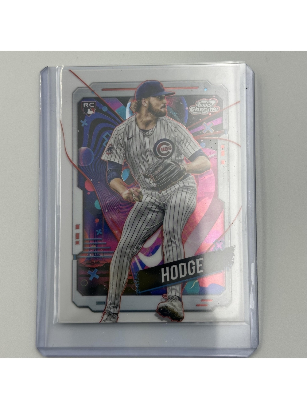 Porter Hodge 2024 Topps Chrome Cosmic White Hole Refractor #147 RC Chicago Cubs
